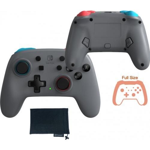 Manette Powera Nano Sans Fil Gris Bensussen Deutsch & Associates Pour Nintendo Switch