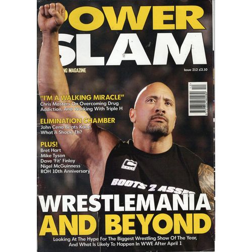 Power Slam 212 Dwayne Johnson / Triple H / Chris Masters / Daniel Bryan