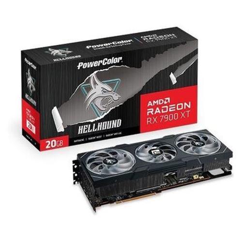 POWERCOLOR Radeon RX 7900 XT Hellhound, Radeon RX 7900 XT, 20GB GDDR6, PCI-Express
