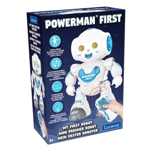 Powerman First Robot Programmable Avec Dance, Musique, Dmo Et Tlcommande