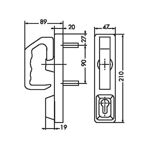 Poigne Rotative Anti-Panique Jpm Fap 8/89/90 P/E Pr2e - Noir - Pr2e00-02-0a