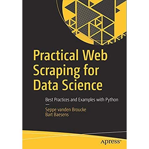 Practical Web Scraping For Data Science    Format Broch 