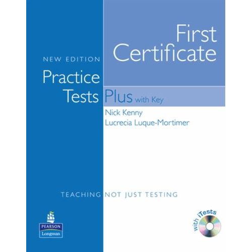 Practice Tests Plus First With Key/Cd-Rom Pack   de Kenny Nick 