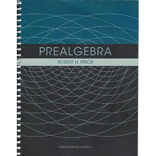 Prealgebra (Custom Mymathlab Edition)   de unknown  Format Broch 
