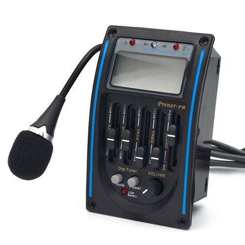 Préampli pour guitare acoustique LC5, 5 bandes, boîte à piles EQ