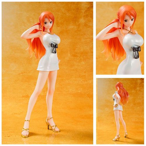 Prcommande One Piece Zero Nami Film Gold Figuarts Bandai / Environ 15 Cm.