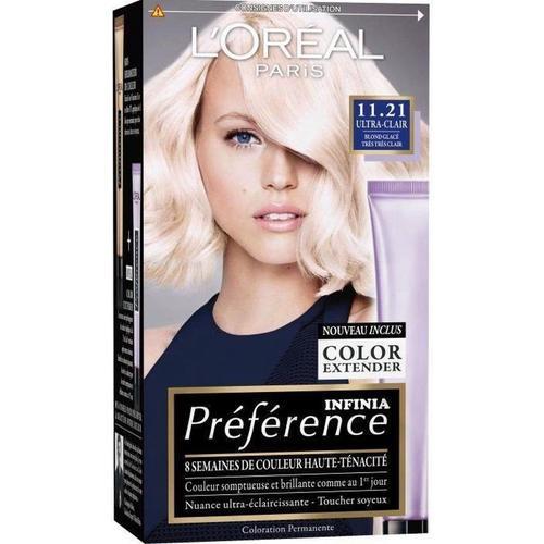 Coloration Cheveux L'oral Prfrence Infinia Blondes 11.21 Moscou Ultra-Clair