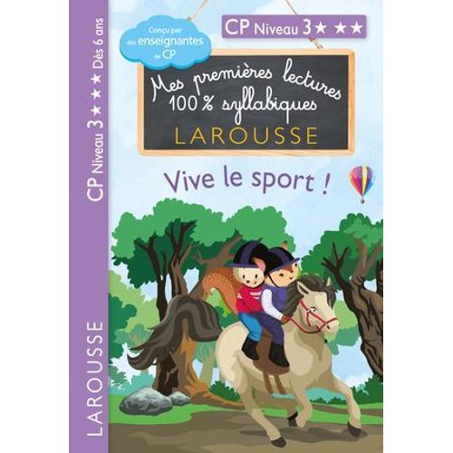 Premires Lectures Syllabiques Cp Niv 3 - Vive Le Sport !  