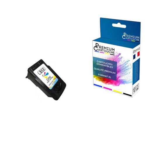 Premium Cartouche - 1 Cartouche Compatible Pour Canon Cl-513xl Couleur Canon Pixma Ip 2700 Mp 230 Mp 235 Mp 240 Mp 250 Mp 252 Mp 270 Mp 280 Mp 280 Se