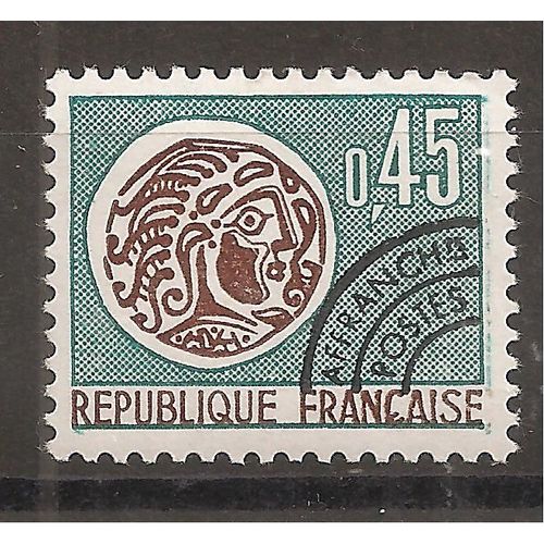 Pro 132 (1971) Problitr Monnaie Gauloise 0f45 Bistre Et Vert N** (Cote 2e) (0900)