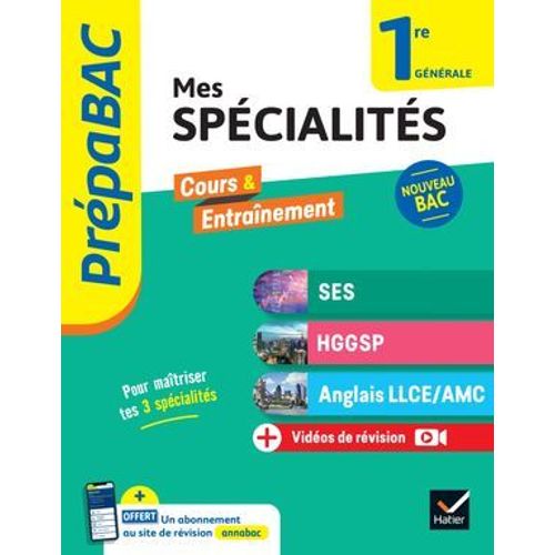 Prpabac - Mes Spcialits Ses, Hggsp, Anglais Llce/ Amc 1re Gnrale - 2024-2025  