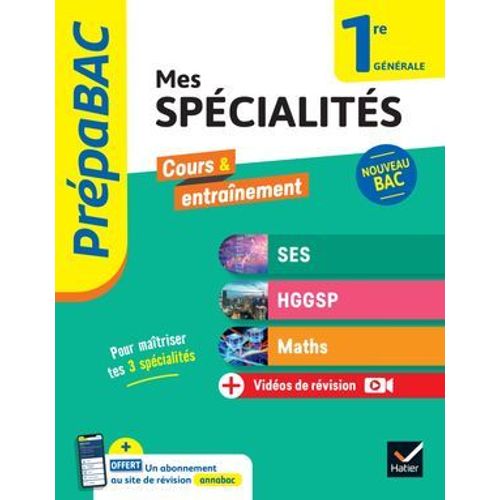 Prpabac - Mes Spcialits Ses, Hggsp, Maths 1re Gnrale - 2024-2025  
