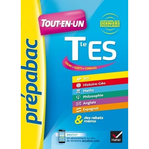 Prepabac Tout-En-Un Tle Es    Format Beau livre 