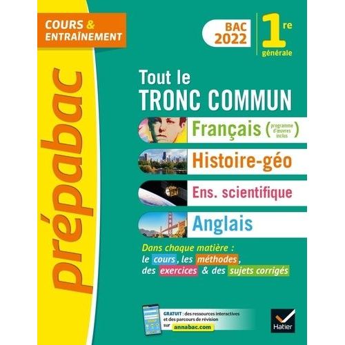 Tout Le Tronc Commun 1re Gnrale    Format Beau livre 