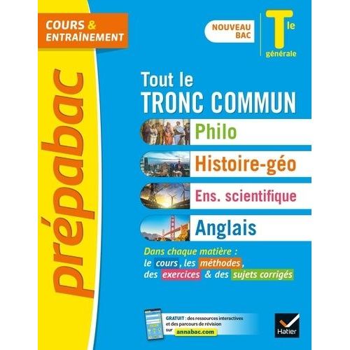 Tout Le Tronc Commun Tle Gnrale    Format Beau livre 