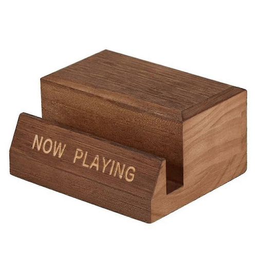 Prsentoir de support de disque vinyle en bois - Porte-couverture dalbum de table en cours de lecture