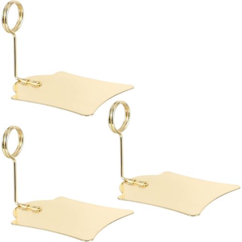 Présentoir Etiquettes 5Pcs Metal Tag Holder Metal Bakery Label Solder