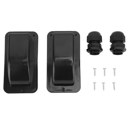 Presse-éToupe D'entréE De CâBle Solaire Simple, BoîTier De Presse-éToupe D'entréE De CâBle Solaire éTanche Pour CâBle De 6 Mm2 à 12 Mm2 Pour Toit De Bateau De Camping-Car Noir