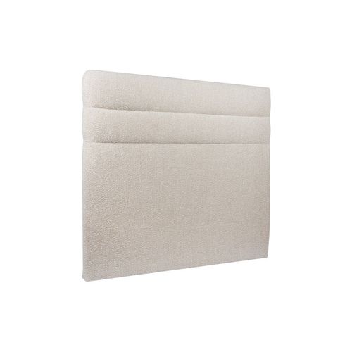 Prestige Literie - Tete De Lit Lignes Bouclette Gris - Ep 10 Cm Rembourr - Beige