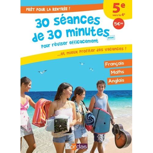 Prt Pour La Rentre ! - 5e Vers La 4e : 30 Sances De 30 Minutes Maxi Pour Rviser Efficacement   de Lambermont Antoine  Format Broch 
