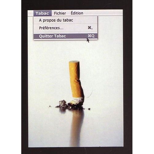 Carte Postale Prvention Tabagisme,Campagne De Prvention Anti Tabac - Offert Par Pfizer France, Laboratoire De Recherches Pharmaceutiques - Anne 2008