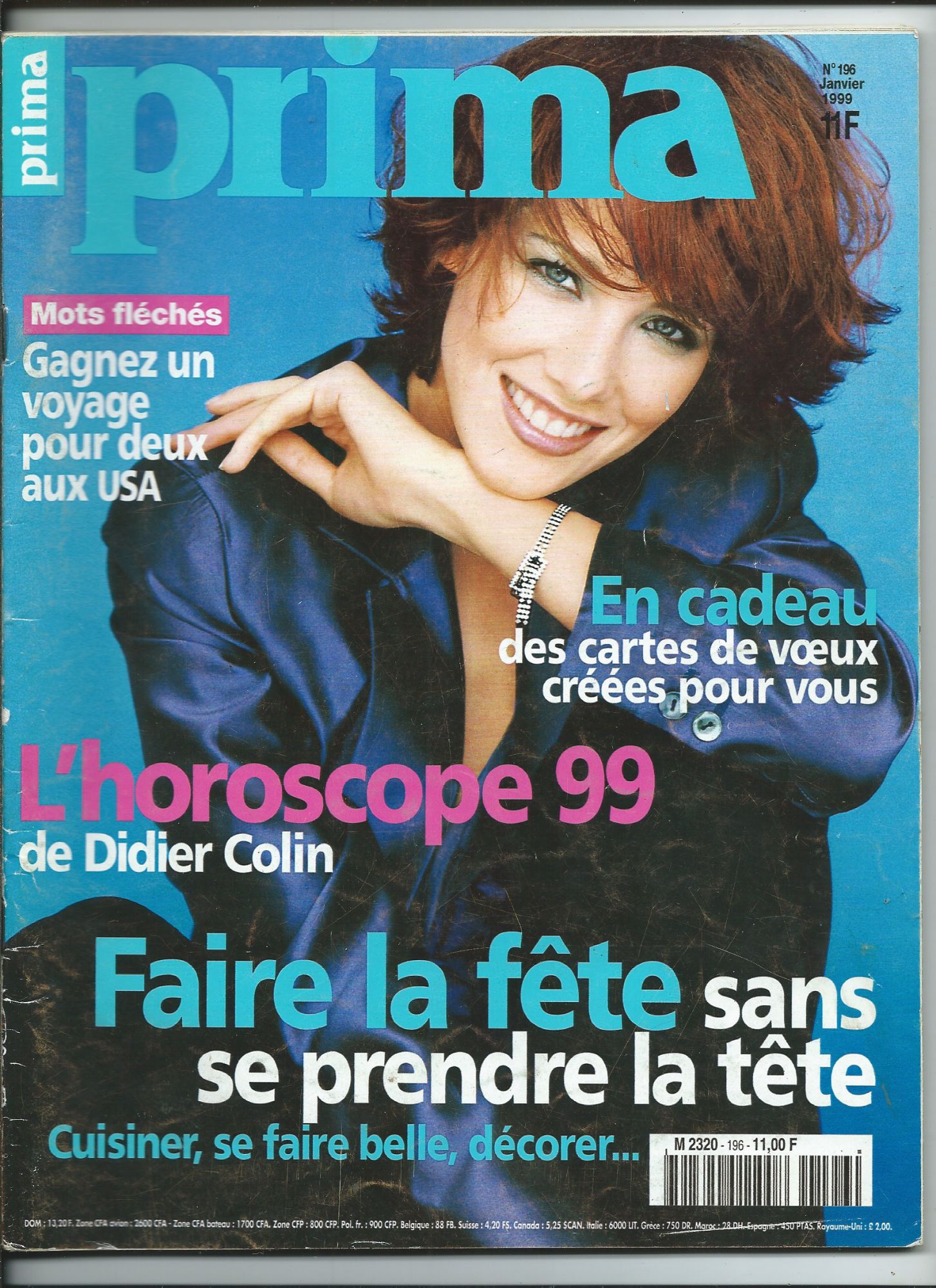 Prima 01/1999  Super Patron Une Robe Fourreau ,En Cadeau Des Cartes De Voeux,Cahier Cratif,   Tricot Modle Explication, Mode, Beaut, Recettes
