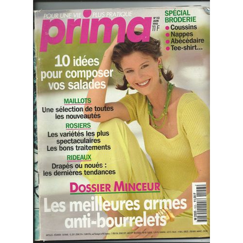 Prima 06/1995 Super Patron Une Jupe Classique , Tous Les Maillots De L't, Dco,  Tricot Modle Explication, Mode, Beaut, Recettes