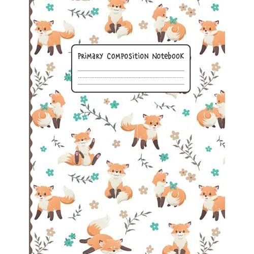 Primary Composition Notebook: Dashed Middle Line Primary Story Journal For Grades K-2 With Picture Space In The Top Half | Size (8.5 X 11 Inches) ... Composition School Exercise Book For Girls.   de Publishing, SMSM  Format Broch 
