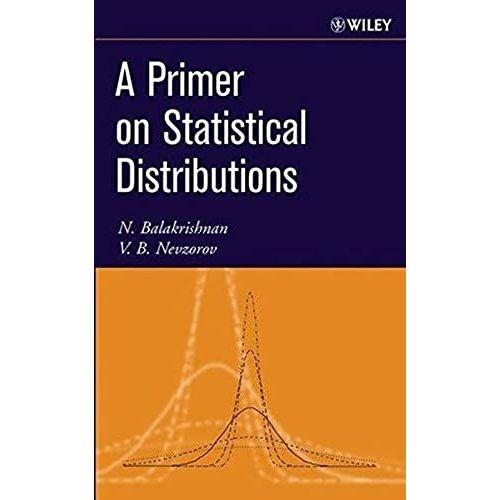 A Primer On Statistical Distributions    Format Reli 