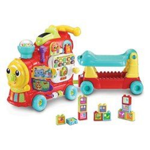 Premiers Pas Vtech Electronics Edo Maxi Train Porteur 7 En 1