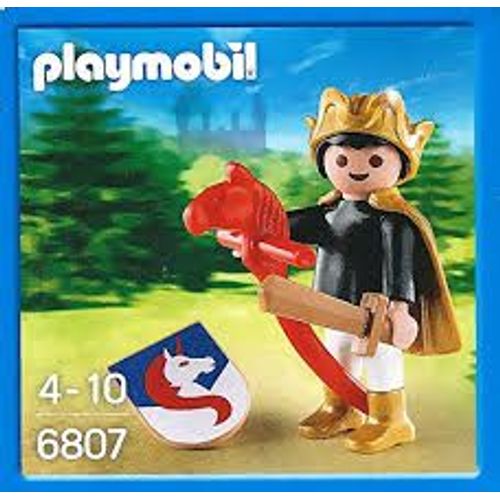 Playmobil 6807 - Prince Avec Jouet Cheval, Bouclier Et pe