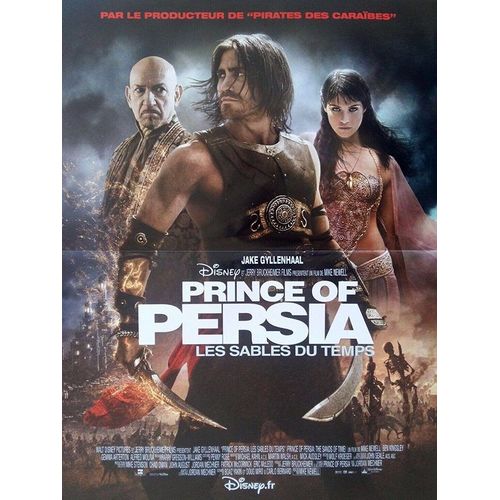 Prince Of Persia (Les Sables Du Temps) - Vritable Affiche De Cinma Plie - Format 40x60 Cm - De Mike Nevwell Avec Jake Gyllenhaal, Ben Kingsley, Gemma Arterton, Alfred Molina - 2010