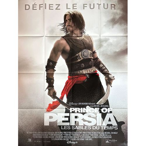 Prince Of Persia (Les Sables Du Temps) - Vritable Affiche Prventive De Cinma Plie - Format 120x160 Cm - De Mike Nevwell Avec Jake Gyllenhaal, Ben Kingsley, Gemma Arterton, Alfred Molina - 2010