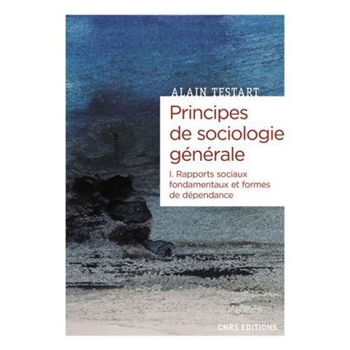 Principes De Sociologie Gnrale - Volume I Rapports Sociaux Fondamentaux Et Formes De Dpendance  