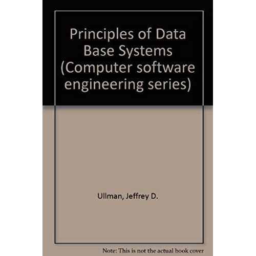 Principles Of Data Base Systems (Computer Software Engineering Series)   de unknown  Format Broch 