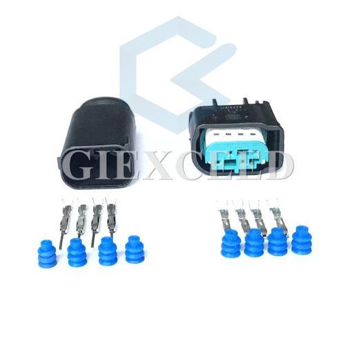 Prise De Capteur D'oxygne Pour Vw/Audi, Tpms Mle  4 Broches 1-967640-1, Connecteur De Convertisseur Gpl Automatique