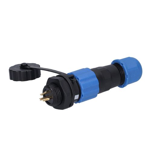 Prise de courant d'aviation, résistance à l'oxydation fiable et sûre, connecteur compact durable pour machines contrôlées par programme (3 broches (250 V 5 A))