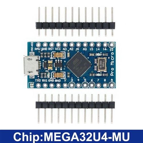 Pro Micro ATMEGA32U4 5V/16MHZ module avec le chargeur de dmarrage pour arduino MINI USB/Micro USB avec en-tte  2 ranges de broches pour arduino - Type Micro USB 3-6V #A