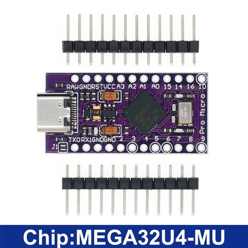 Pro Micro ATMEGA32U4 5V/16MHZ module avec le chargeur de dmarrage pour arduino MINI USB/Micro USB avec en-tte  2 ranges de broches pour arduino - Type TYPE-C USB 3-15V #B