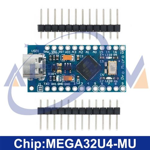 Pro Micro ATMEGA32U4 5V/16MHZ module avec le chargeur de dmarrage pour arduino MINI USB/Micro USB avec en-tte  2 ranges de broches pour arduino - Type TYPE-C USB 3-6V NEW #B