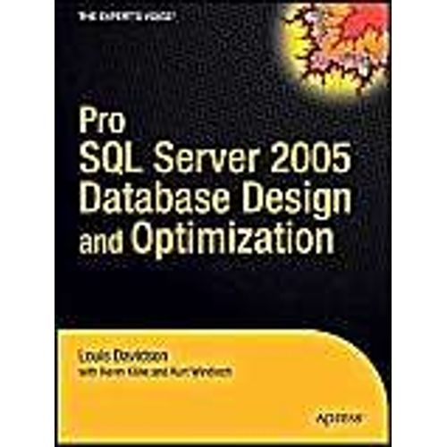 Pro Sql Server 2005 Database Design And Optimization    Format Broch 