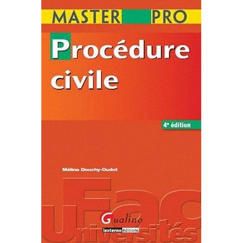 Procdure Civile   de Douchy-Oudot Mlina  Format Broch 