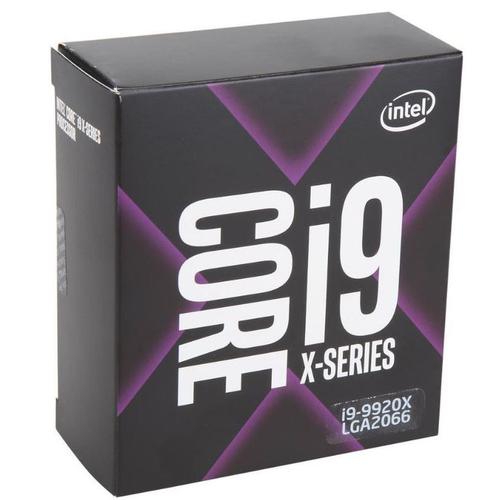 Processeur d'ordinateur de bureau Intel Core i9 X-Series - Core i9-9920X Skylake X 12 coeurs 3,5 GHz (4,4 GHz Turbo) LGA 2066 165 W