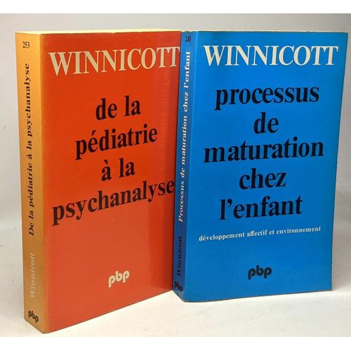Processus De Maturation Chez L'enfant. Dveloppement Affectif Et Environnement + De La Pdiatrie  La Psychanalyse - 2 Volumes   de Winnicott  Format Broch 