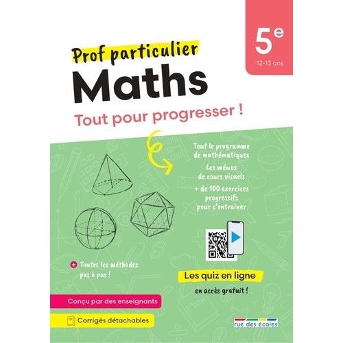 Maths 5e - Tout Pour Progresser !    Format Grand Format 