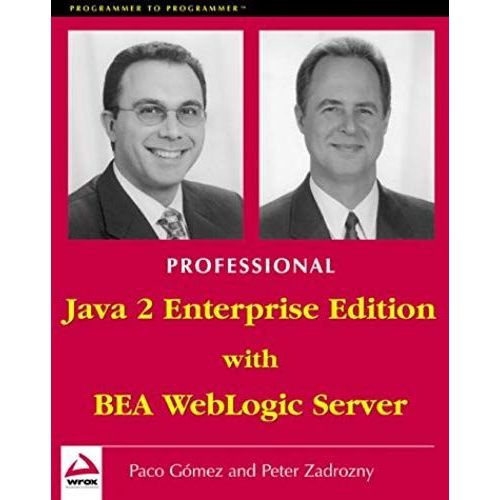 Professional J2ee Programming With Bea Weblogic Server   de unknown  Format Broch 