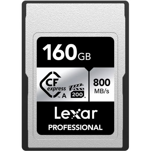Professional Srie Silver Carte Cfexpress Type A 160 Go, Carte Cfe Lecture Jusqu' 800 Mo/S, Vpg200, Cf Carte Mmoire Compatible Avec Les Appareils Photo Sony Alpha Et Fx (Lcaexsl1[SDC630456]