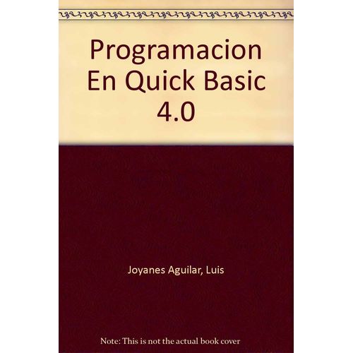 Programacin En Quickbasic 4.0/4.5   