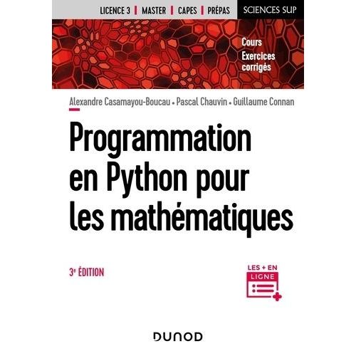 Programmation En Python Pour Les Mathmatiques    Format Grand Format 