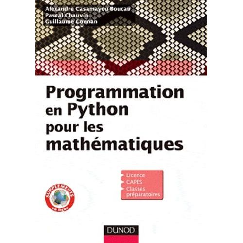 Programmation En Python Pour Les Mathmatiques    Format Broch 